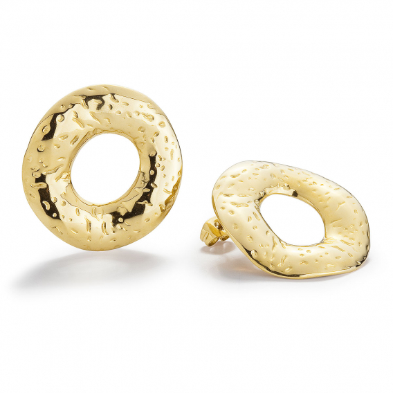 Obrázok pre Náušnice BAGEL gold