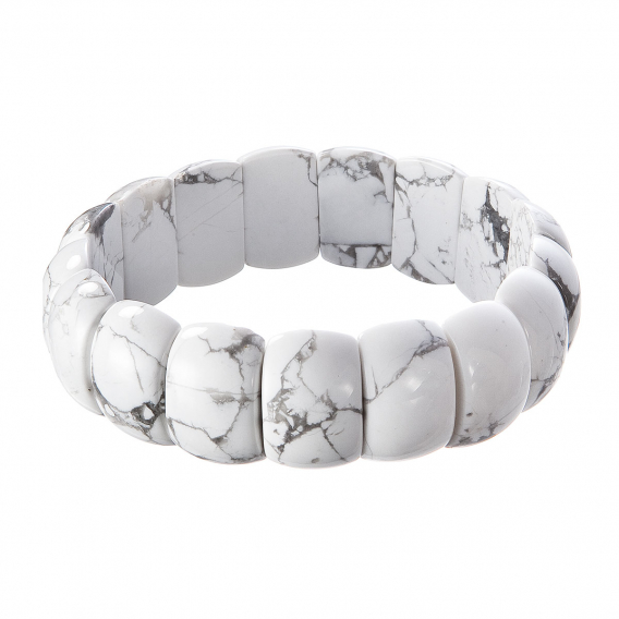 Obrázok pre Náramok s minerálnymi kameňmi howlit 43058.3
