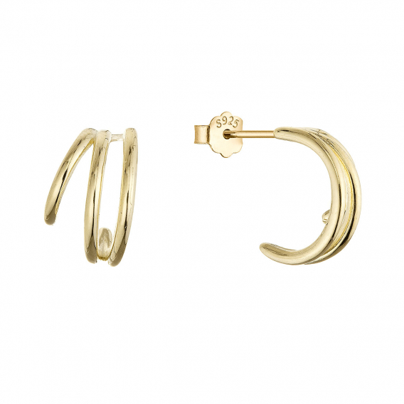 Obrázok pre Pozlátené náušnice 61153