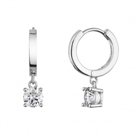 Obrázok pre Strieborné náušnice IRIS 11M00012 moissanite 2ct