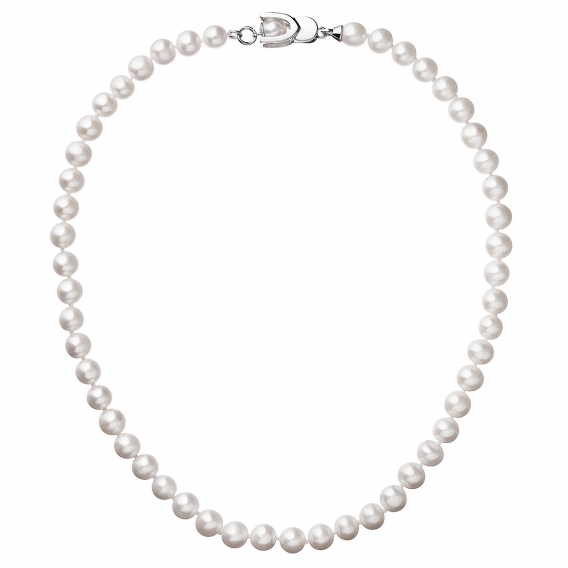 Obrázok pre Evolution Group Perlový náhrdelník z pravých riečnych perál biely 22007.1