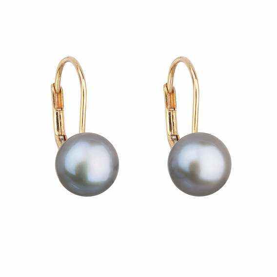 Obrázok pre Strieborné náušnice visiace s krištálmi Swarovski modrý ovál 31276.5