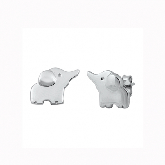 Obrázok pre Strieborné náušnice napichovacie Slony
