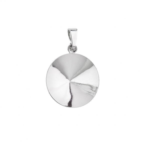 Obrázok pre Bižutérny prívesok okrúhly rivoli B8102