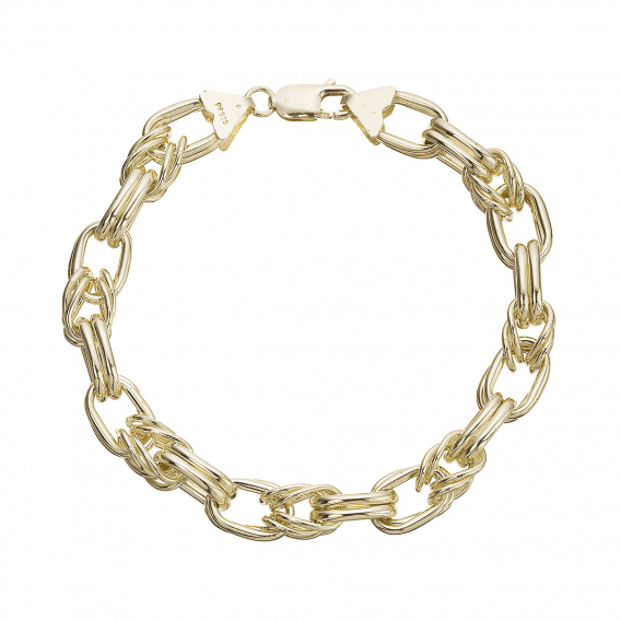 Obrázok pre Elegantný masívny náramok pozlátený 73067