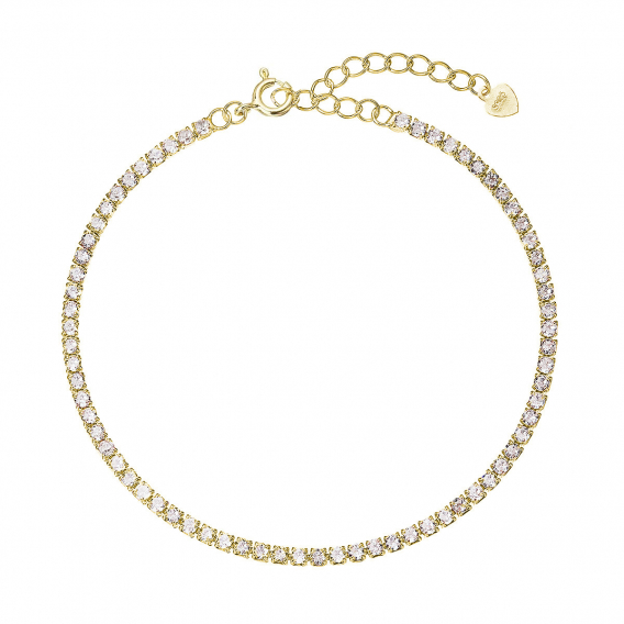 Obrázok pre Jemný pozlátený tenisový náramok 13095.1
