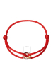 Obrázok pre Kabbalah náramok s trojfarebnými krúžkami 13092.3 red