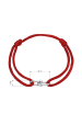 Obrázok pre Kabbalah náramok so striebornou ozdobou 13094.3 red