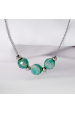 Obrázok pre Náhrdelník s amazonitom 42036.3 oceľ