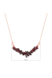 Obrázok pre Náhrdelník s granátom 42037.3 oceľ