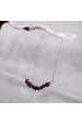 Obrázok pre Náhrdelník s granátom 42037.3 oceľ