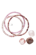 Obrázok pre Náramky s minerálnymi kameňmi ruženín, tourmaline, rodochrozit 43043.3 ružový