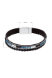 Obrázok pre Náramok čierny textilný 53009.3 black