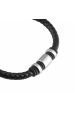 Obrázok pre Náramok pánsky z rec.kože s ozdobou 43047.3 čierny