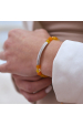 Obrázok pre Náramok s minerálnymi kameňmi oranžový achát 43081.3