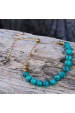 Obrázok pre Náramok s minerálnymi kameňmi tyrkys 43079.3