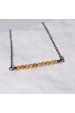 Obrázok pre Oceľový náhrdelník žltý 42038.3