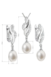 Obrázok pre Perlová súprava z riečnych perál biela 29021.1