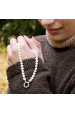 Obrázok pre Perlový náhrdelník z pravých riečnych perál biely 22003.1