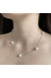 Obrázok pre Perlový náhrdelník z pravých riečnych perál biely 22015.1