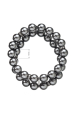 Obrázok pre Perlový náramok dvojradový tmavo šedý 33065.3 grey
