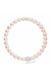 Obrázok pre Perlový náramok ružový s Preciosa kryštálmi 33115.3
