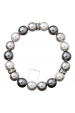 Obrázok pre Perlový náramok šedý 33061.3