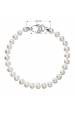 Obrázok pre Perlový náramok z pravých riečnych perál biely 23002.1