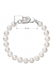 Obrázok pre Perlový náramok z pravých riečnych perál biely 23007.1