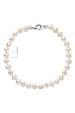Obrázok pre Perlový náramok z pravých riečnych perál biely 23012.1