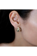 Obrázok pre Pozlátené náušnice elegantné polkruhy 61163