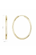 Obrázok pre Pozlátené strieborné náušnice kruhy 61005