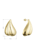 Obrázok pre Pozlátené strieborné náušnice veľké slzy 61123