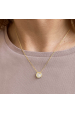 Obrázok pre Pozlátený náhrdelník s čírym zirkónom 12051.1
