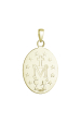 Obrázok pre Pozlátený strieborný prívesok madailón Madonka 64089