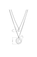 Obrázok pre Sada náhrdelníkov strieborných so srdiečkami Mama & dcéra OB35