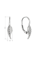 Obrázok pre Strieborné náušnice anjelské krídla 61085