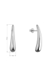 Obrázok pre Strieborné náušnice dlhé kvapky 61118