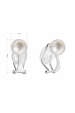Obrázok pre Strieborné náušnice klipsy s riečnou perlou 21081.1