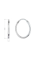 Obrázok pre Strieborné náušnice kruhy 61002