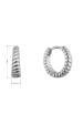 Obrázok pre Strieborné náušnice kruhy 61160