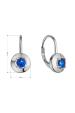Obrázok pre Strieborné náušnice s modrým zirkónom 11510.3 blue