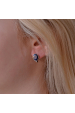 Obrázok pre Strieborné náušnice s temne modrými zafírmi 11493.3 dark sapphire