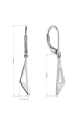 Obrázok pre Strieborné náušnice visiace 61023