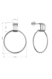 Obrázok pre Strieborné náušnice visiace kruhy 61167