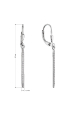 Obrázok pre Strieborné dlhé náušnice 11699.1