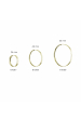 Obrázok pre Strieborné pozlátené náušnice kruhy 61069