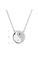 Obrázok pre Strieborný náhrdelník Jin a Jang 12151.1 crystal