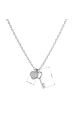 Obrázok pre Strieborný náhrdelník kľúč k srdcu 12129.1