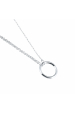 Obrázok pre Strieborný náhrdelník lesklý krúžok 62016